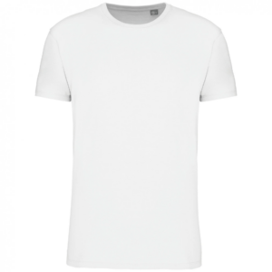 T-shirt Bio col rond homme white
