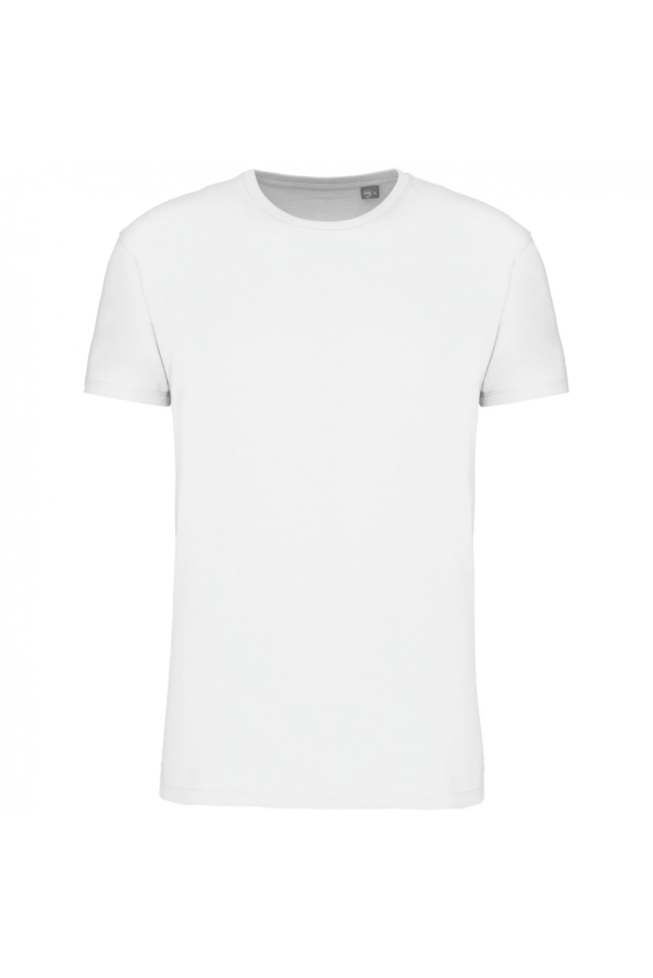 T-shirt Bio col rond homme white