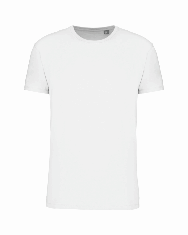T-shirt Bio col rond homme white