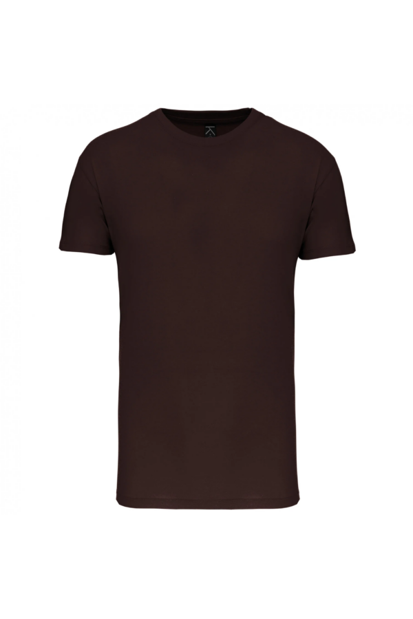 T-shirt Bio col rond homme chocolate