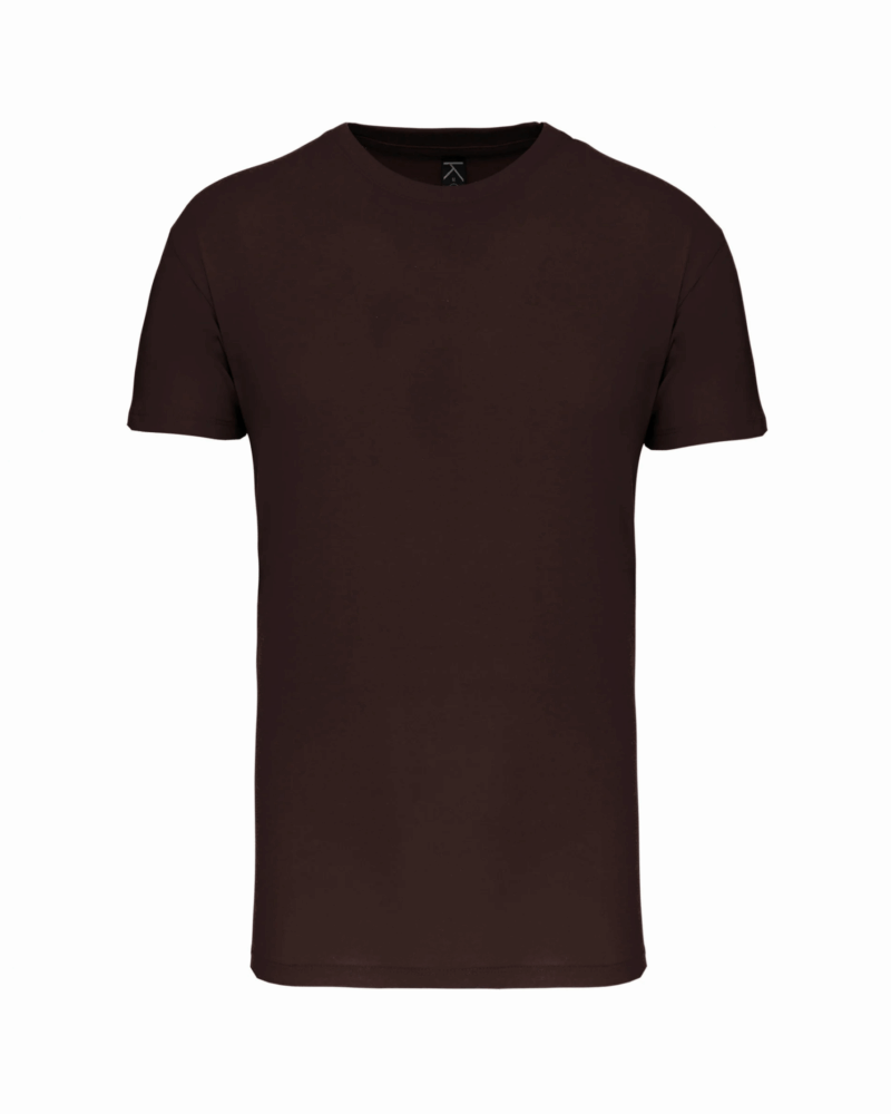 T-shirt Bio col rond homme chocolate