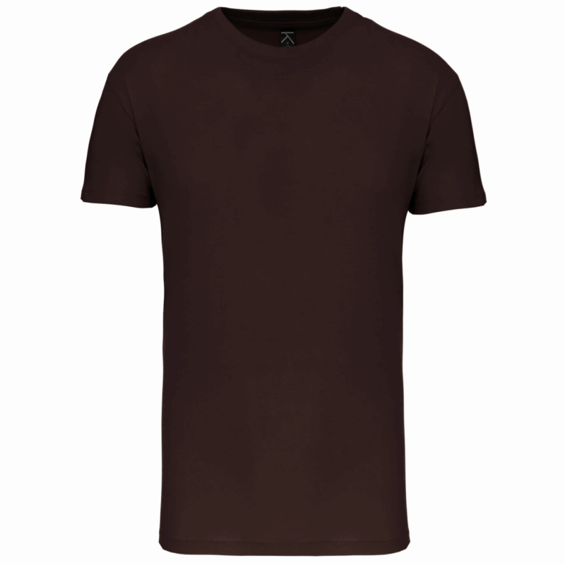 T-shirt Bio col rond homme chocolate
