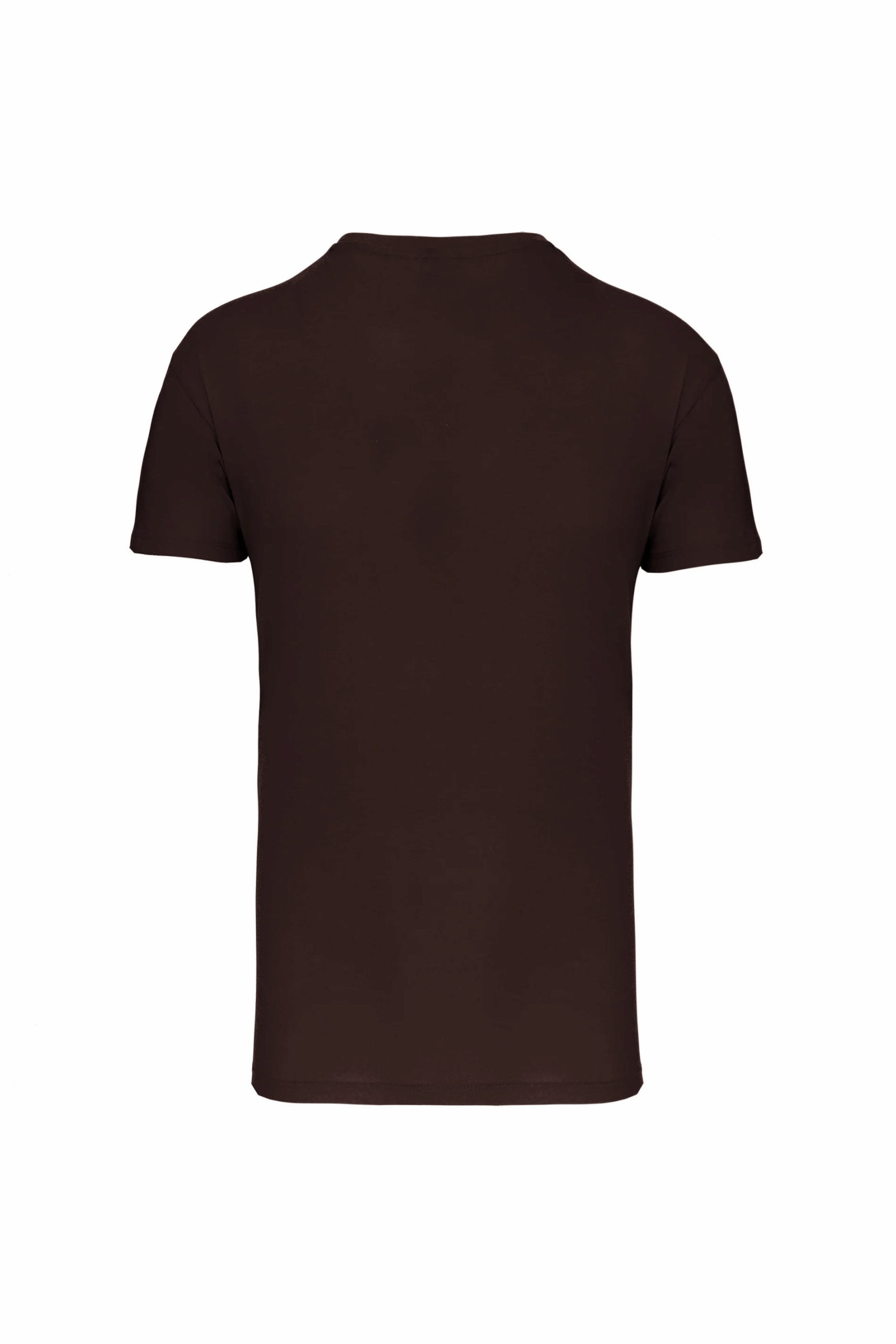 t-shirt bio 150IC col rond homme chocolate dos