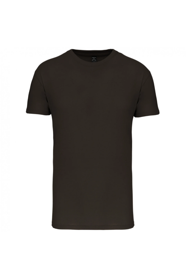 T-shirt Bio col rond homme dark khaki