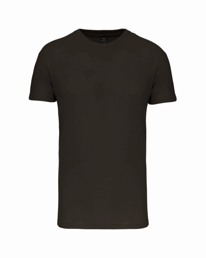 T-shirt Bio col rond homme dark khaki