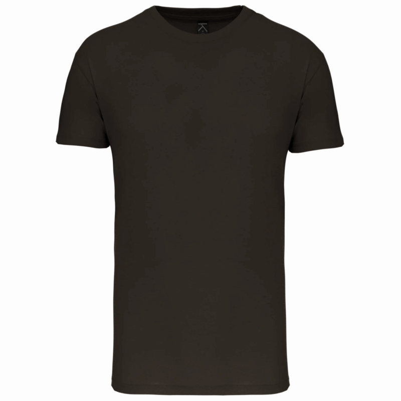 T-shirt Bio col rond homme dark khaki