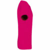 t-shirt bio 150IC col rond homme fuchsia manche