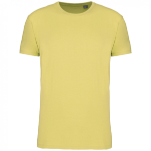T-shirt Bio col rond homme lemon yellow
