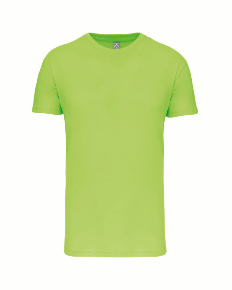 T-shirt Bio col rond homme lime