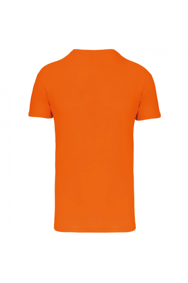 T-shirt Bio col rond homme orange – Image 2