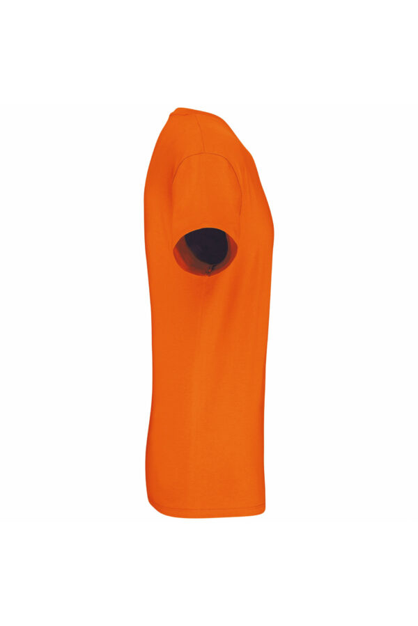 T-shirt Bio col rond homme orange – Image 3