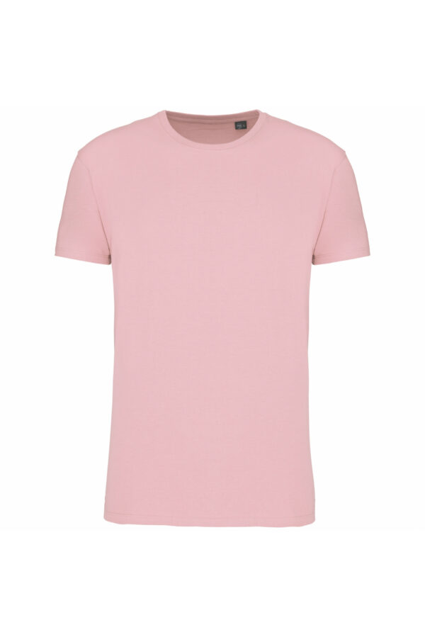 T-shirt Bio col rond homme pale pink