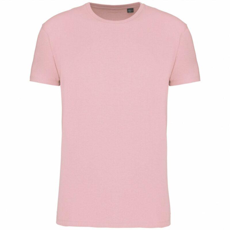 T-shirt Bio col rond homme pale pink