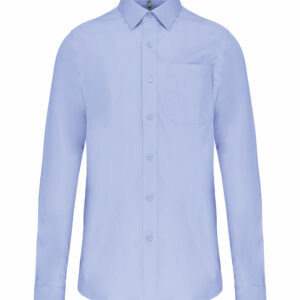 Chemise popeline manches longues bright sky