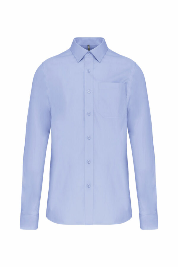 Chemise popeline manches longues bright sky