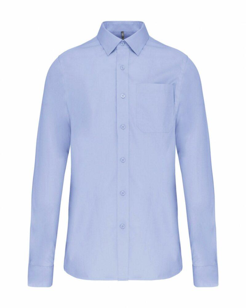 Chemise popeline manches longues bright sky
