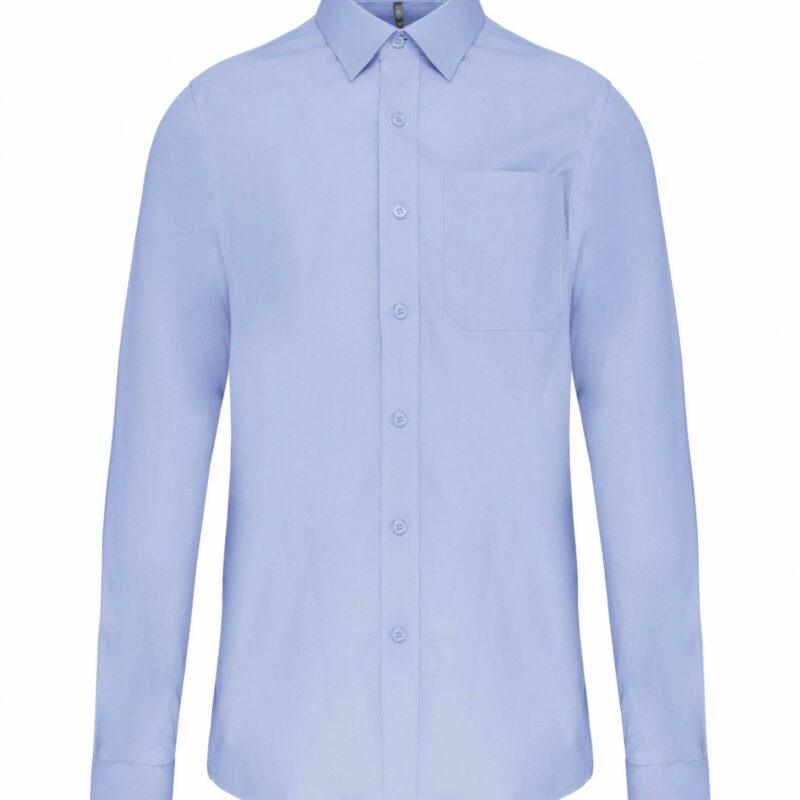 Chemise popeline manches longues bright sky