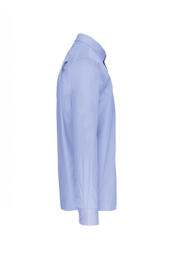 Chemise popeline manches longues bright sky – Image 3