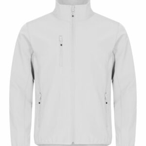 Veste en tissu softshell blanc