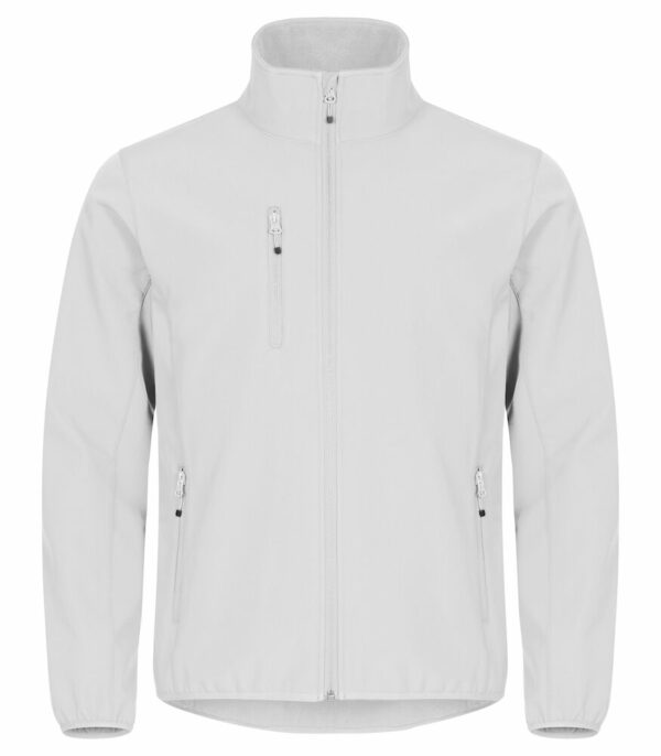 Veste en tissu softshell blanc