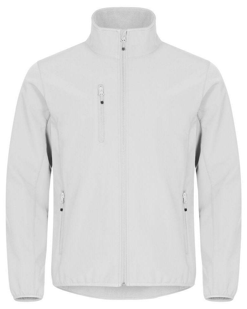 Veste en tissu softshell blanc