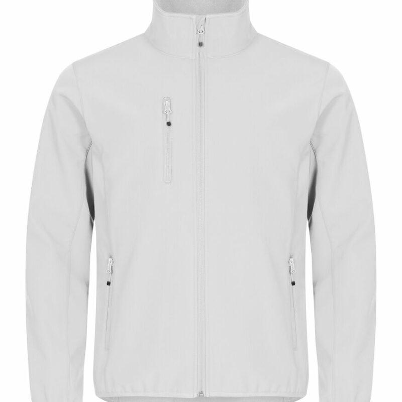 Veste en tissu softshell blanc