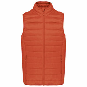 Doudoune légère sans manches homme burnt ochre