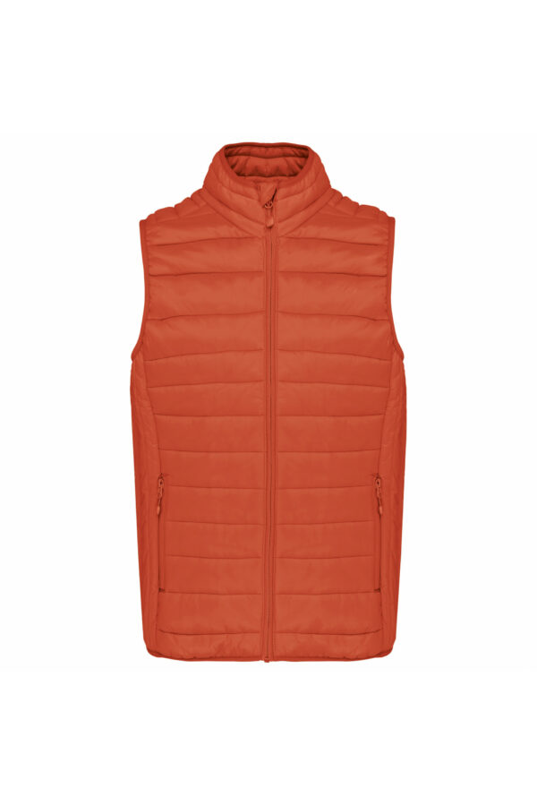 Doudoune légère sans manches homme burnt ochre