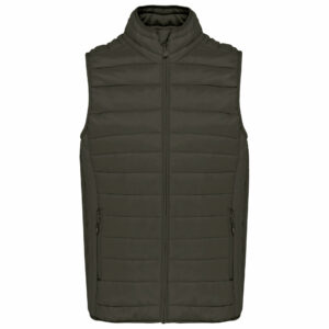 Doudoune légère sans manches homme dark khaki