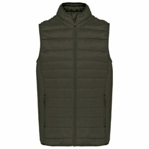 Doudoune légère sans manches homme dark khaki