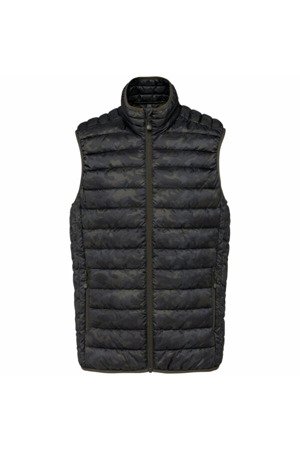 Doudoune légère sans manches homme jungle camo