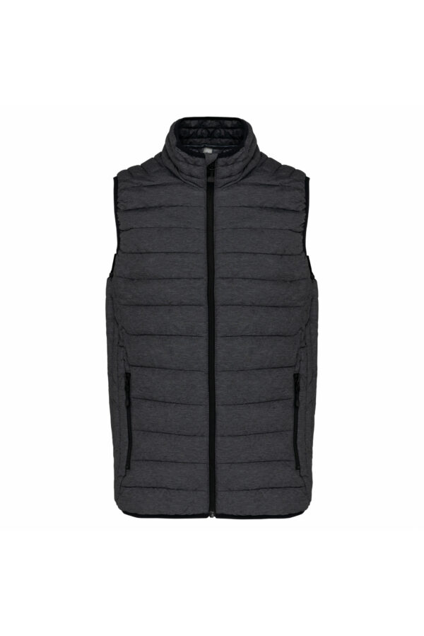 Doudoune légère sans manches homme marl dark grey