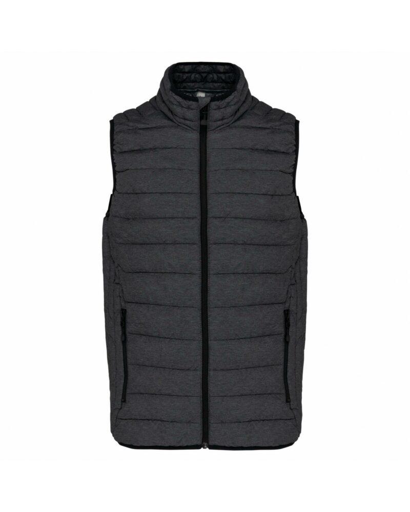 Doudoune légère sans manches homme marl dark grey