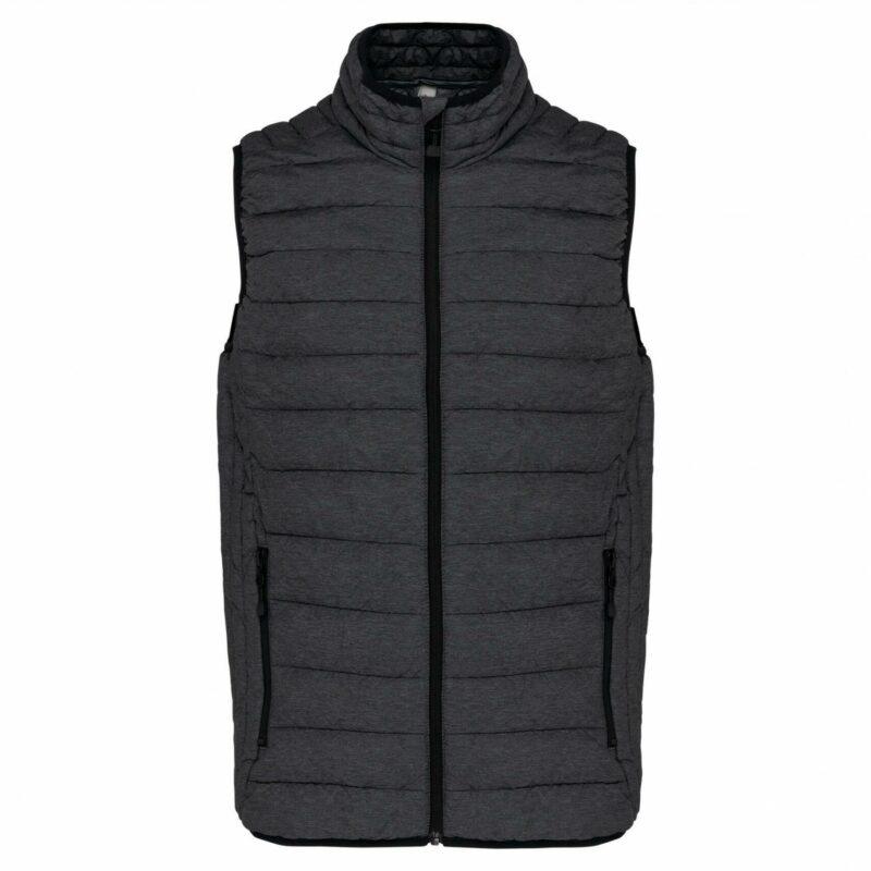 Doudoune légère sans manches homme marl dark grey