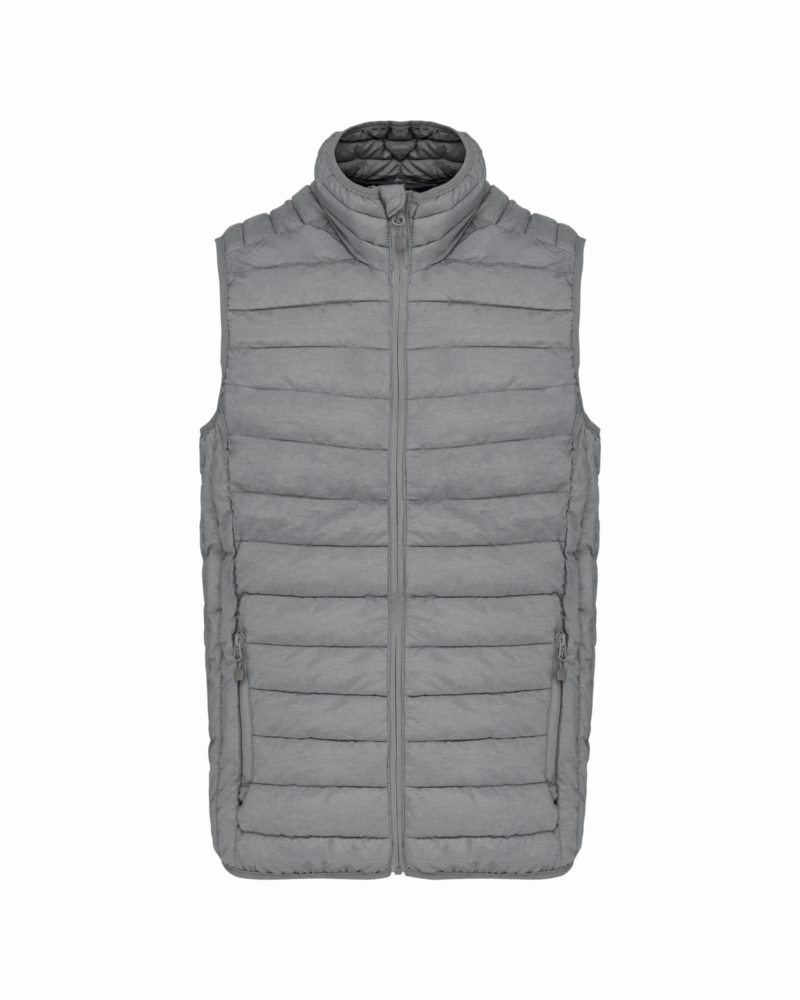 Doudoune légère sans manches homme marl silver