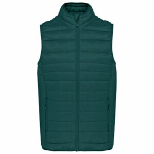Doudoune légère sans manches homme mineral green