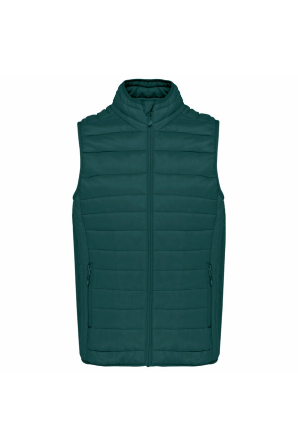 Doudoune légère sans manches homme mineral green