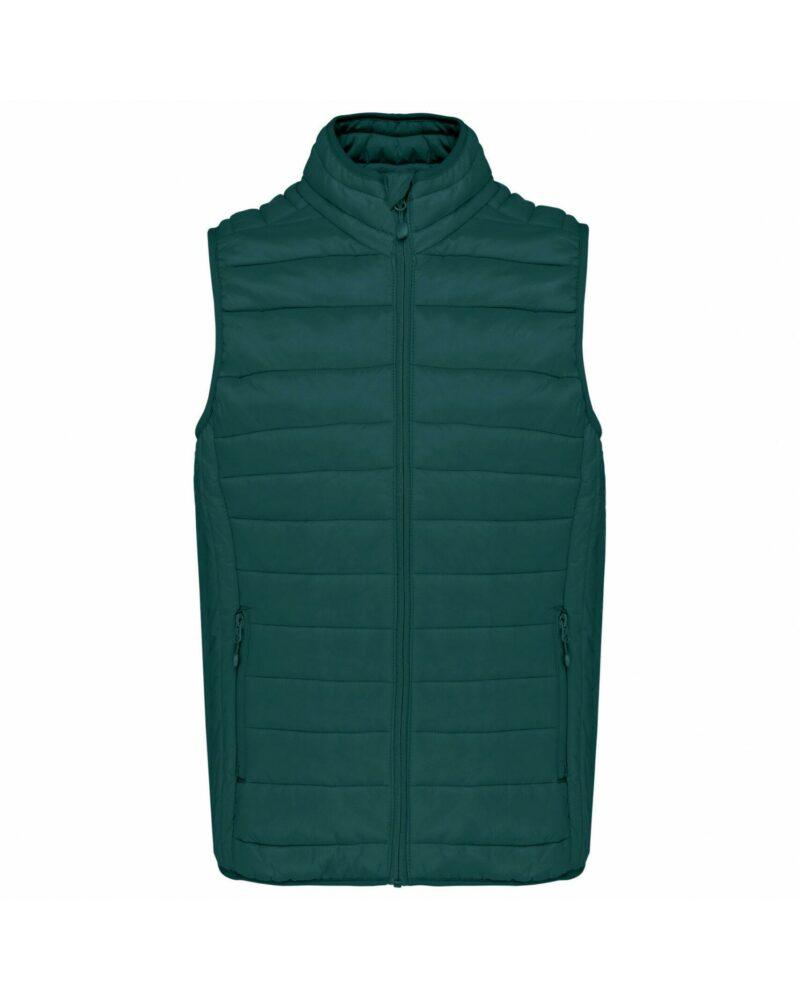 Doudoune légère sans manches homme mineral green