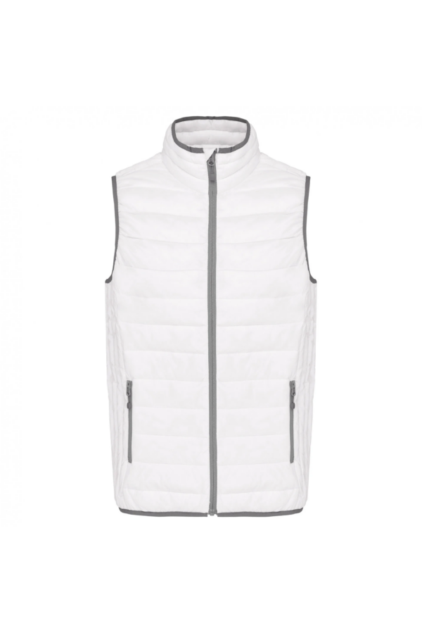 Doudoune légère sans manches homme white