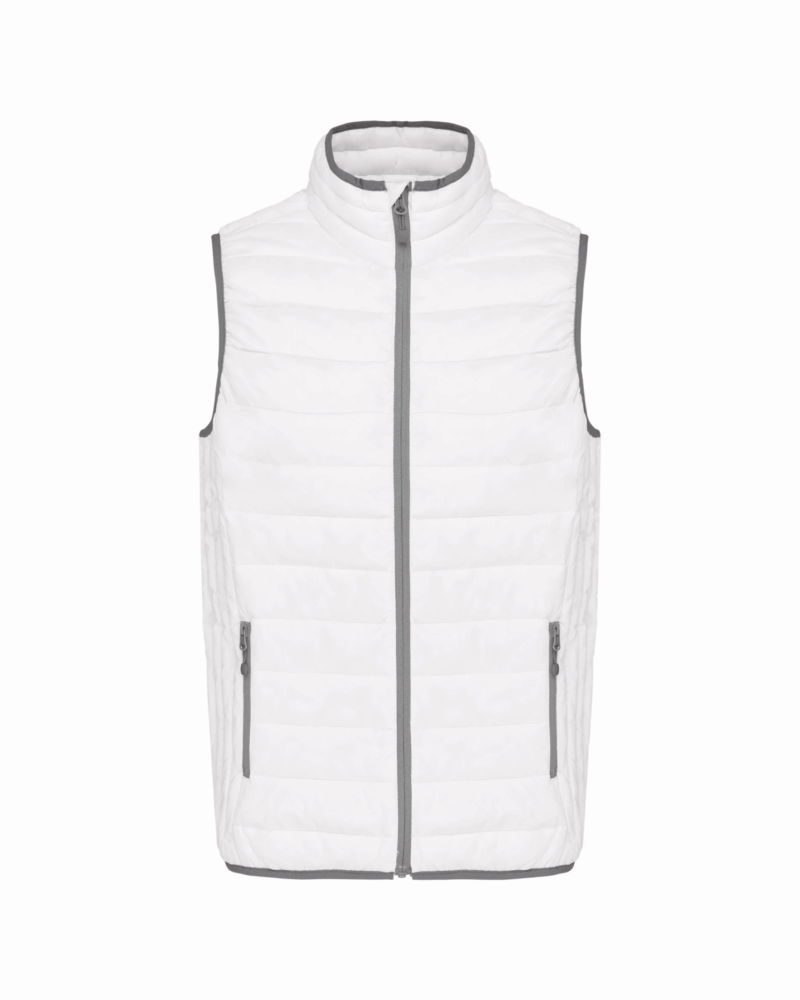 Doudoune légère sans manches homme white