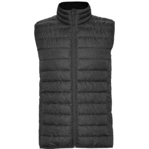 Gilet Oslo noir chiné