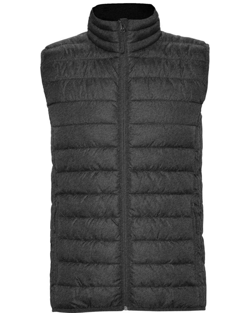 Gilet Oslo noir chiné