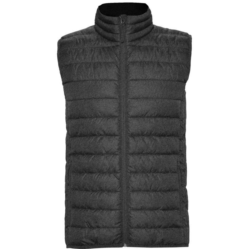 Gilet Oslo noir chiné