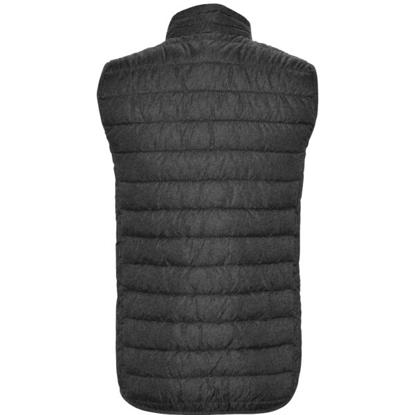 Gilet Oslo noir chiné – Image 2