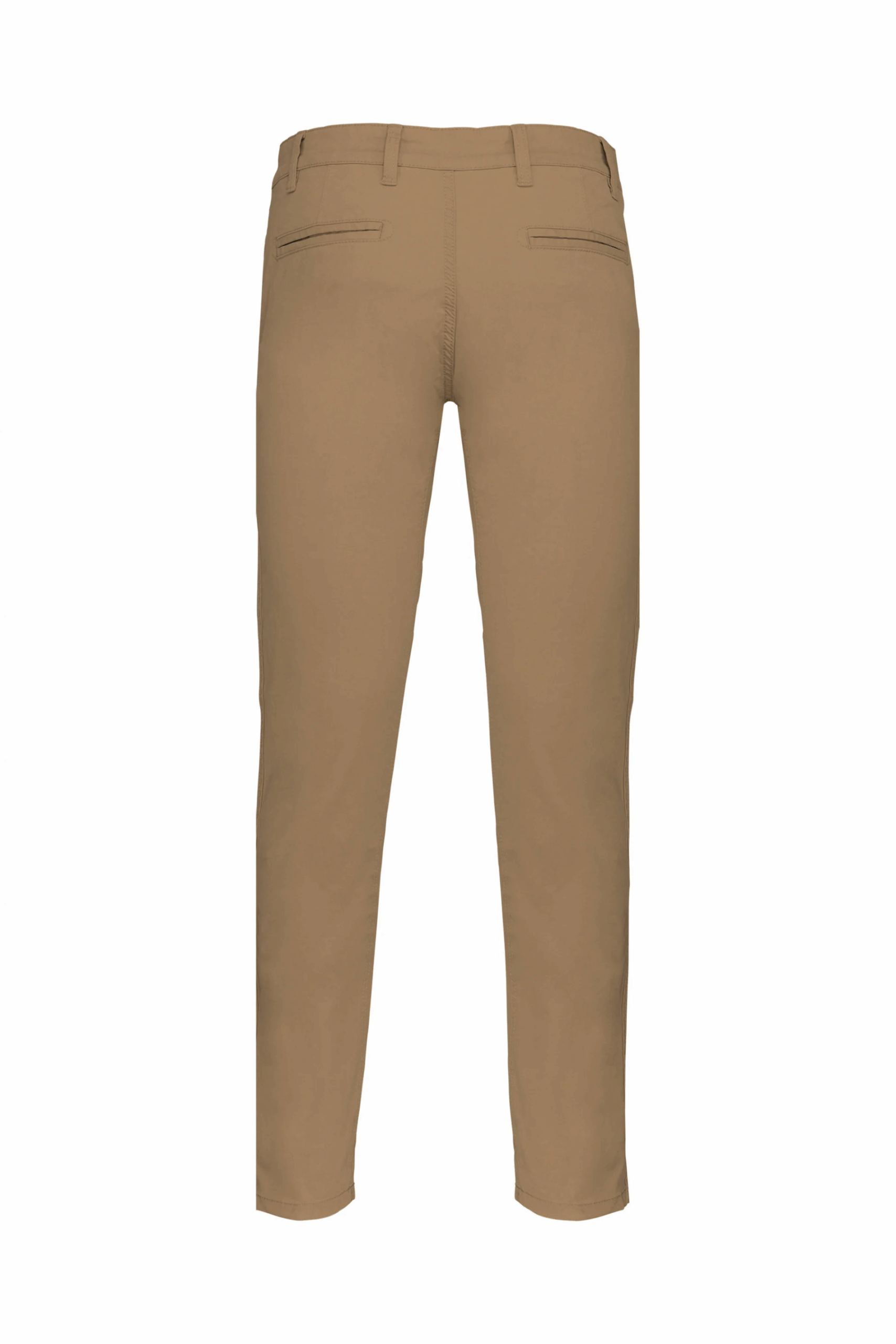 Pantalon chino homme camel dos