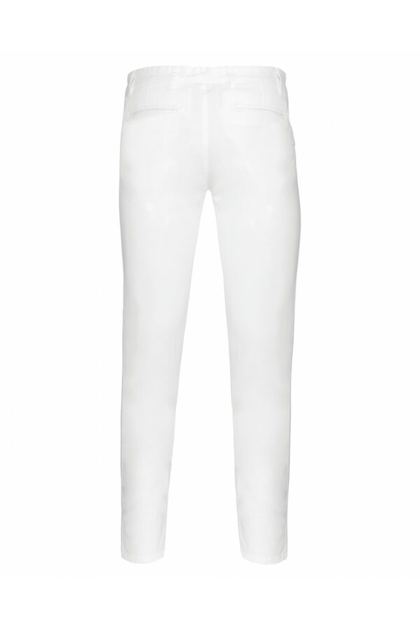 Pantalon chino homme white – Image 2