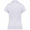 Polo manches courtes femme ash heather dos