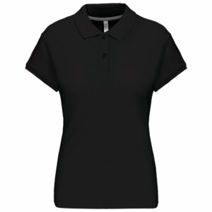 Polo manches courtes femme black