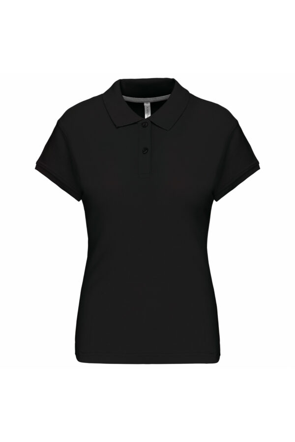 Polo manches courtes femme black