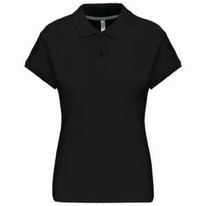 Polo manches courtes femme black